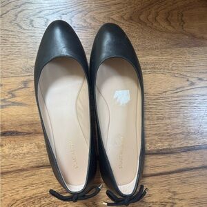 Stuart Weitzman Black Ballet Flats